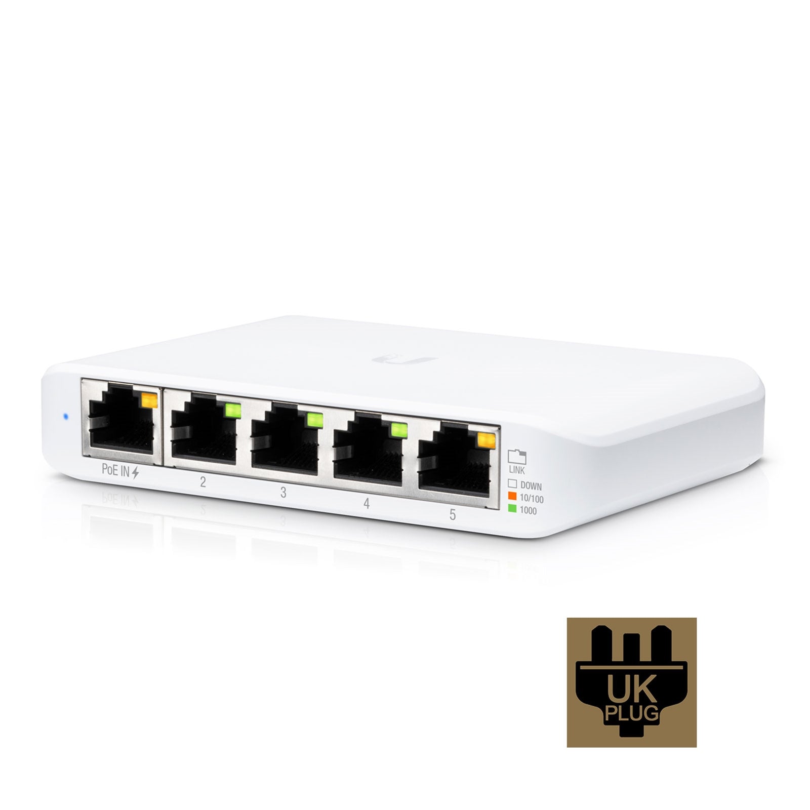 Ubiquiti USW-FLEX-MINI 5-Port Managed Gigabit Switch PoE/USB-C UK Ubiquiti USW-FLEX-MINI 5-Port Managed Gigabit Switch PoE/USB-C UK